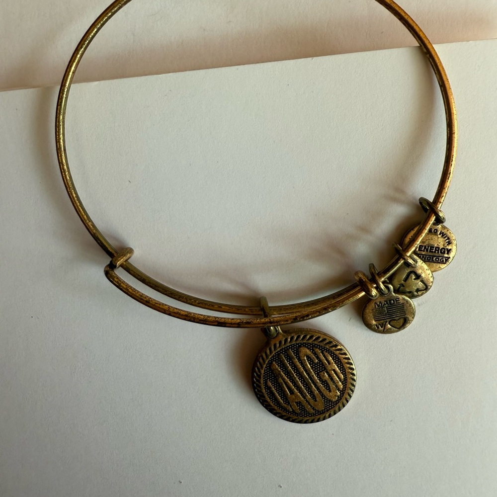 Alex and Ani Laugh Bracelet - Gold